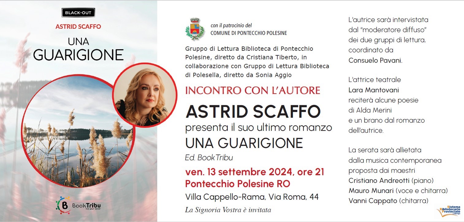 Incontro con la scrittrice Astrid Scaffo presso Villa Cappello-Rama