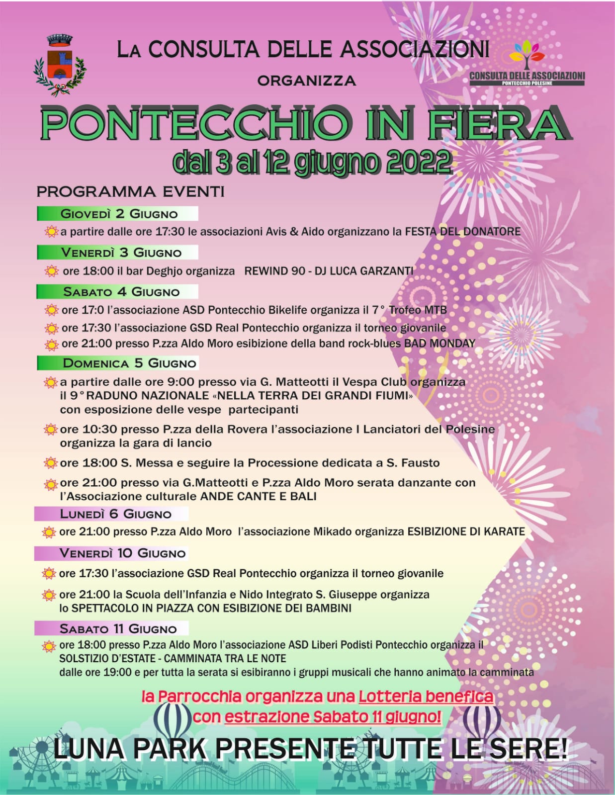 Fiera Paesana dal 3 al 12 giugno