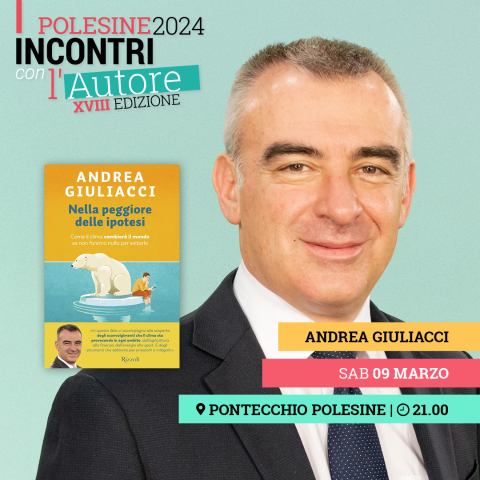 Polesine incontri con l'autore 2024: Andrea Giuliacci