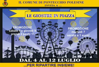 Le giostre a Pontecchio!