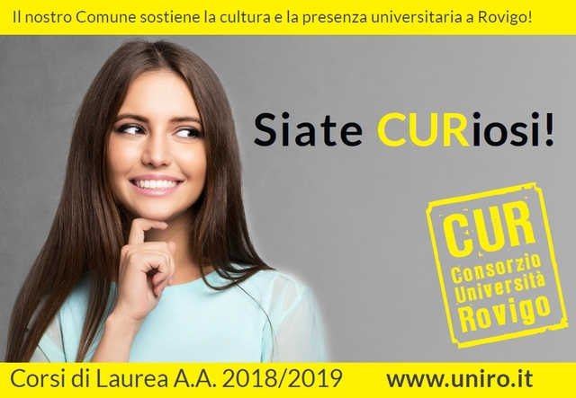 Consorzio Università Rovigo: presentazione offerta didattica per l’A.A. 2018/2019
